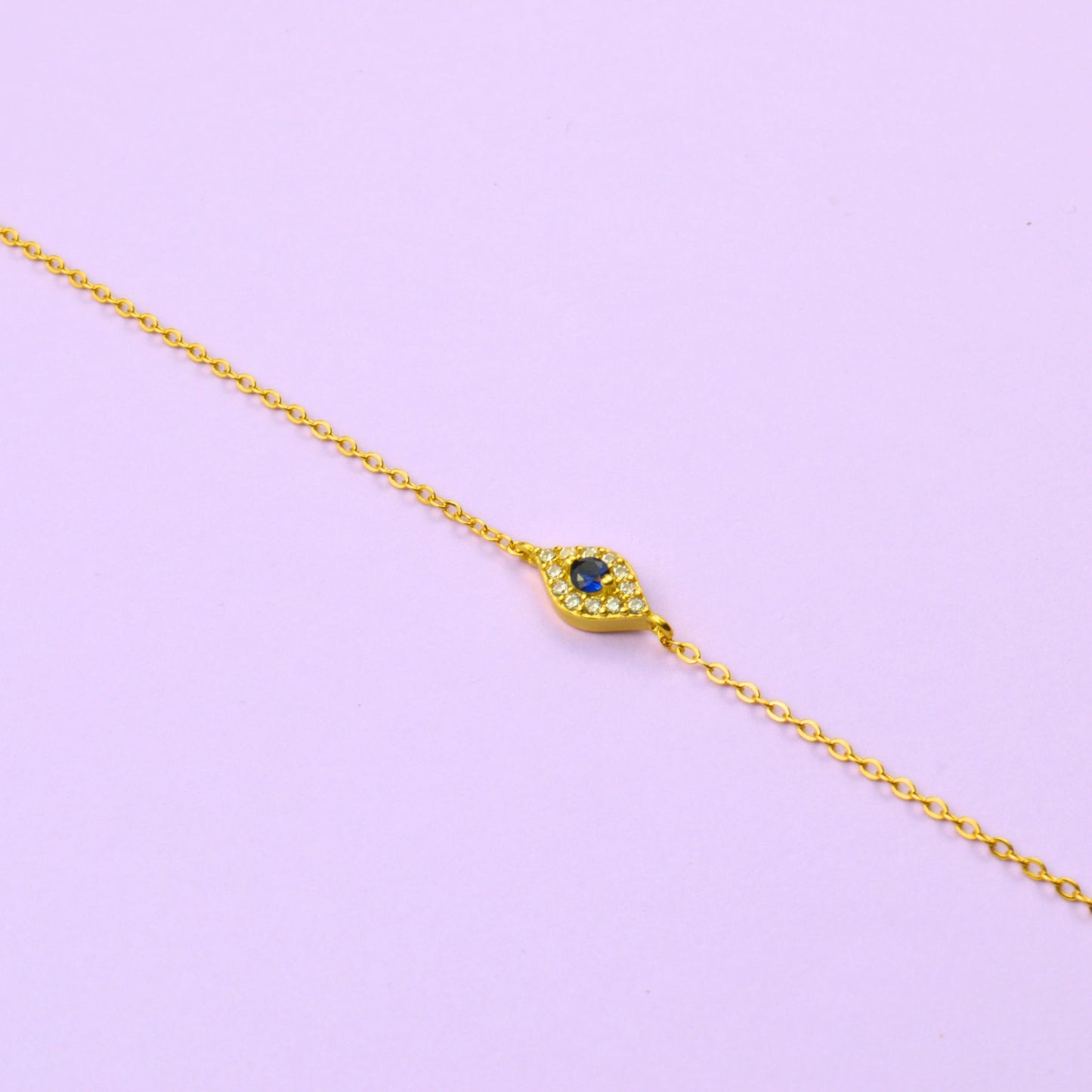 Gold Silver Evil Eye-S