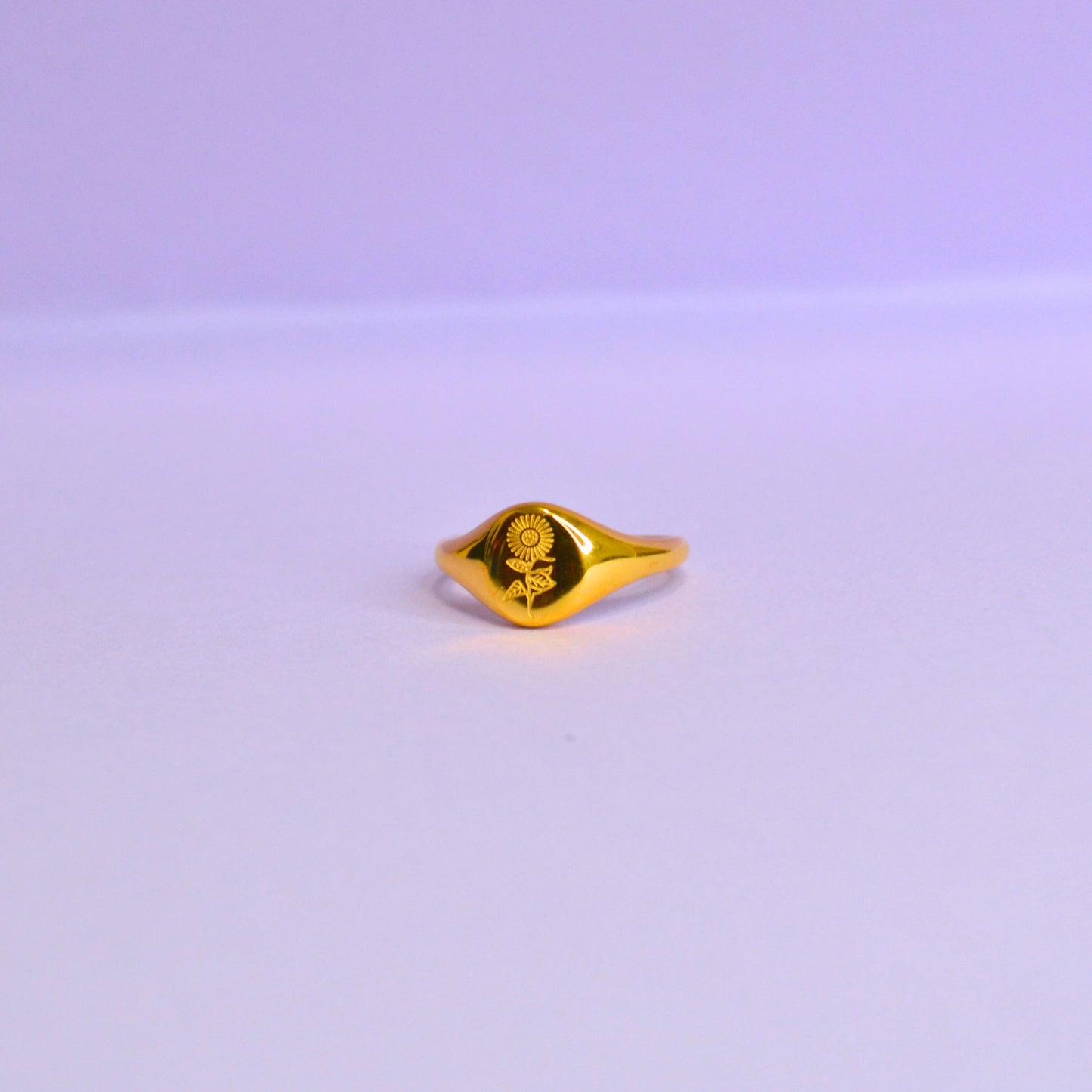 18K Gold Plated "Garden Romance" Ring