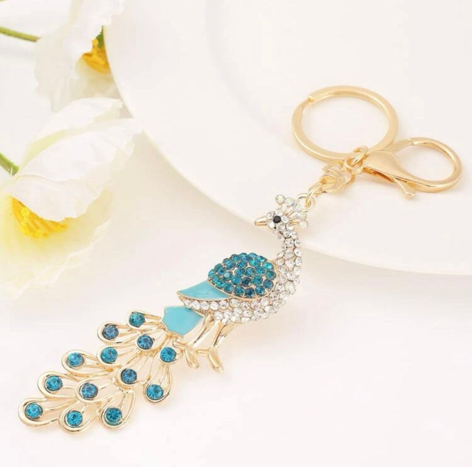 Peacock Keychain